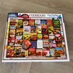 White Mountain Betty Crocker Cookbooks 1000 piece Puzzle